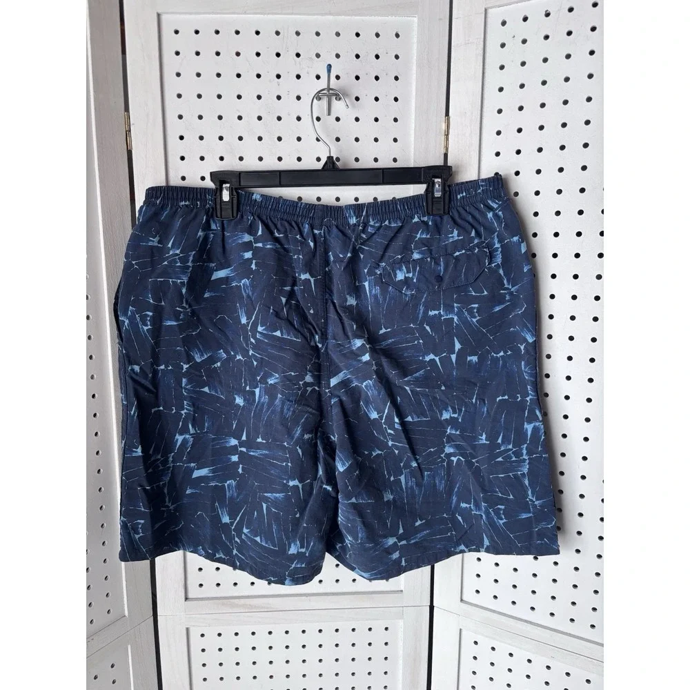 Patagonia Men's L Swim‎ Shorts Mesh Lined Drawstring Blue Elastic Waist 6